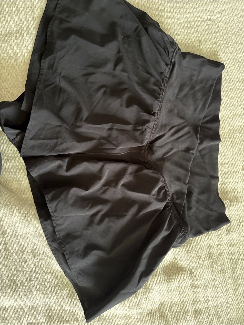 OFFLINE AERIE Black Flowy athletic shorts